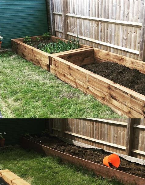 How To Build A Raised Bed With Sleepers Hanaposy