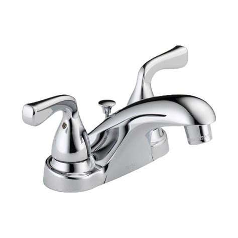Zura single handle bathroom faucet. Delta Foundations 4 in. Centerset 2-Handle Bathroom Faucet ...