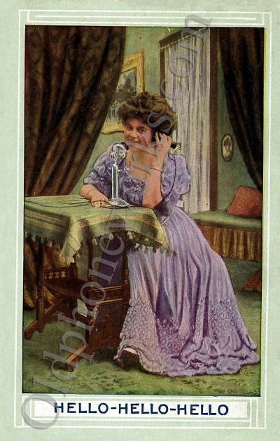Oldphoneworks :: Antique Phone Parts :: Vintage Telephone Postcard 