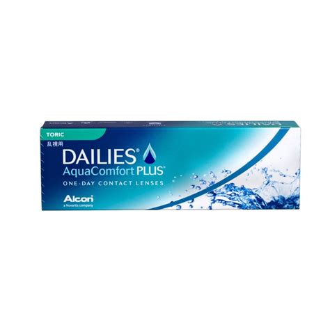 Aqua Comfort Plus Dailies Toric Pack Eyeq Optometrists