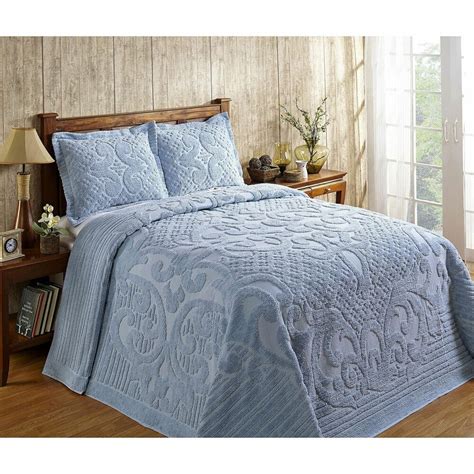 Select from wide rang of quilted bedspreads. ASHTON HEAVYWEIGHT CHENILLE BEDSPREAD AND PILLOW SHAM ...