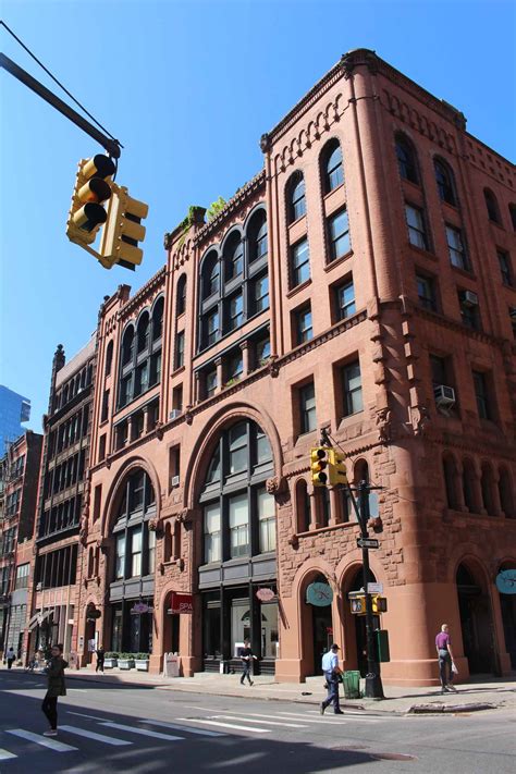 New York Manhattan Soho Broome Street Bâtiments Typiques