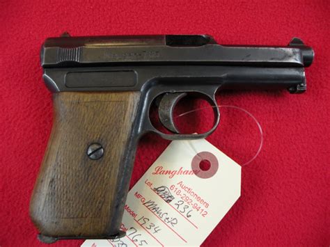 Mauser 1914 765mm Pistol