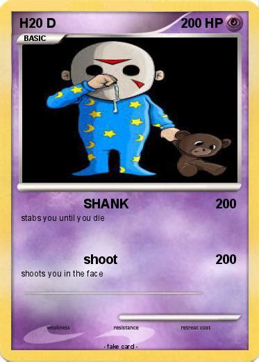 Pokémon H20 D Shank My Pokemon Card