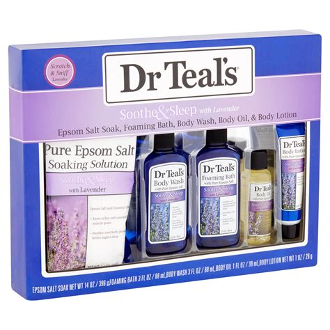 Dr Teals Soothe And Sleep With Lavender T Set 5 Piece