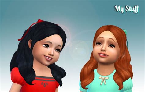 Sweet Curls For Toddlers At My Stuff Sims 4 Updates