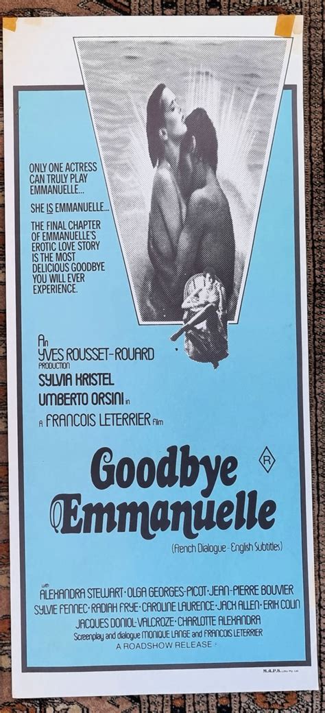 goodbye emmanuelle aka emmanuelle 3 sylvia kristel 1977 french erotica australian daybill