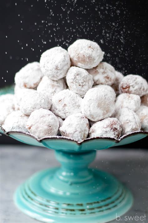Powdered Sugar Doughnut Holes — B Sweet