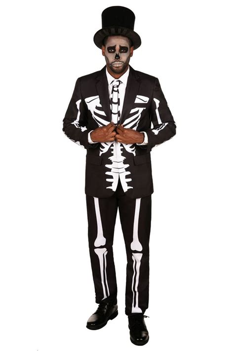 Skeleton Suit 2x Large Halloween Suits Traditional Halloween