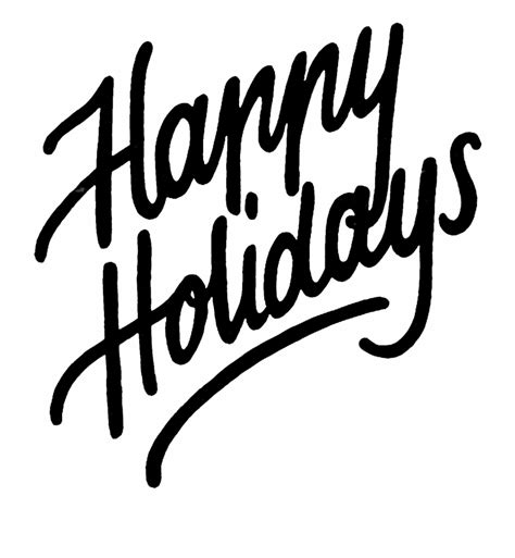 Free Happy Holidays Black And White Download Free Happy Holidays Black