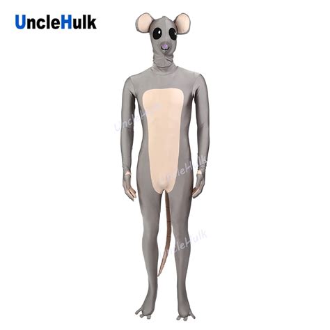 Rato Rato Ratos Cosplay Traje Zentai Bodysuit Halloween Terno Unclehulk