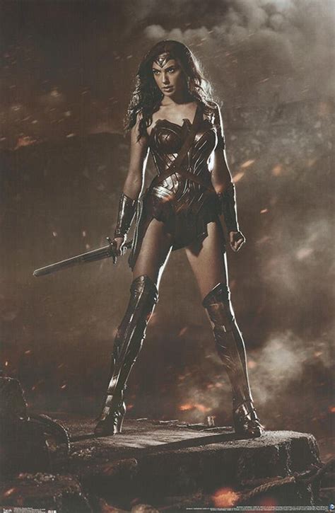 Batman V Superman Dawn Of Justice Poster 2016 Of Wonder Woman Rising