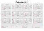 Printable 2022 Calendar with Holidays | Free Printable Calendar Monthly