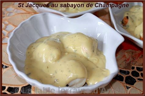 La Table Lorraine D Amelie Saint Jacques Au Sabayon De Champagne Et Safran