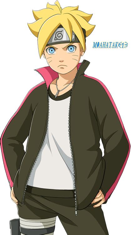 An Anime Character With Blue Eyes And A Black Jacket Standing In Front