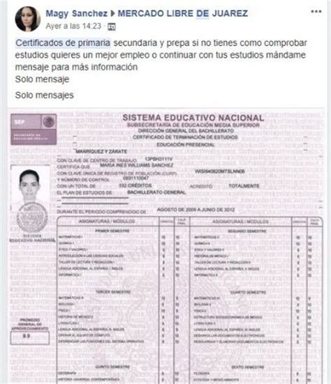 Llegan A Juárez Certificados Escolares Falsos