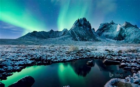 Beautiful Aurora Icefield 2015 Bing Theme Wallpaper View