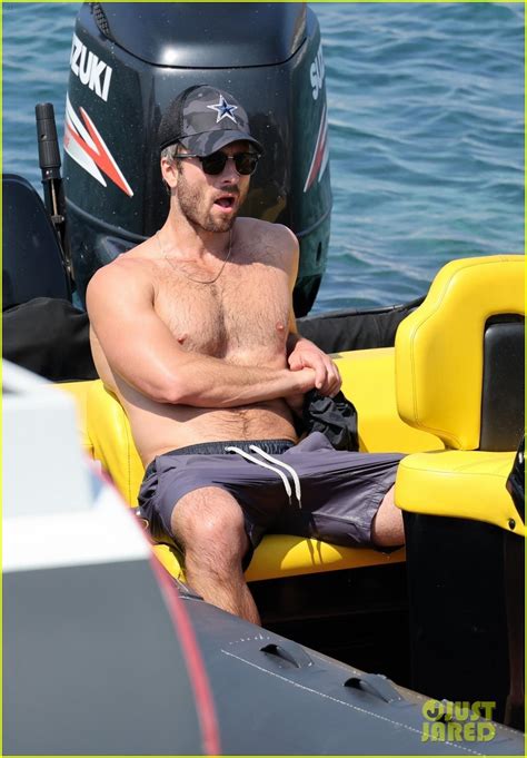 Glen Powell Goes Shirtless During Yacht Day In Mykonos Photo 4961009