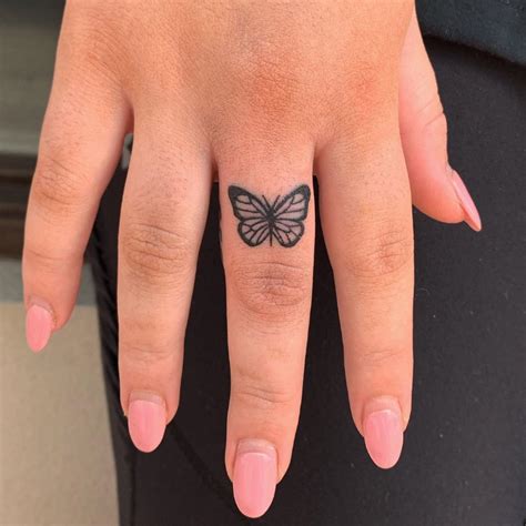 Rate This Finger Small Butterfly Tattoo 1 To 100 Tatouage Petit