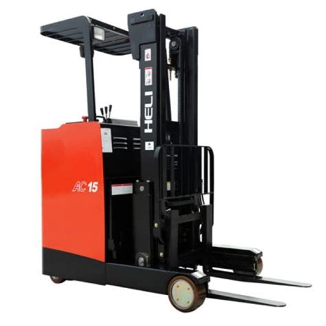 Heli 1500kg Stand On Battery Electric Reach Truck Allied Forklifts Perth
