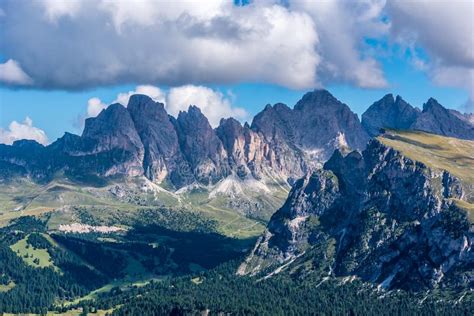 Hiking And Trekking In The Beautiful Mountains Of Dolomites Italy