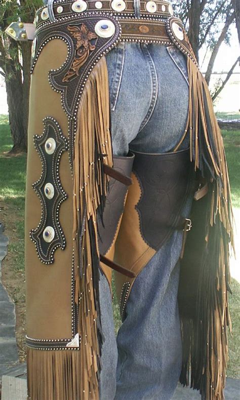 Stand Out From The Crowd In Custom Chinks By Denice Langley Country Girls Outfits Riding