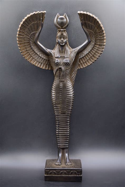 Unique Egyptian Goddess Isis Statue Made In Egypt Br