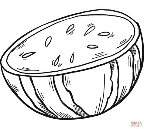 Half Watermelon Coloring Page Free Printable Coloring Pages The Best Porn Website