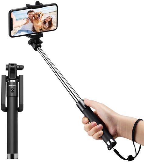 Mpow Selfie Stick Lightweight Extendable Inch Bluetooth Selfie Stick Monopod With Wireless
