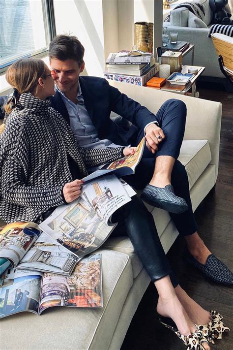 Olivia Palermo With Johannes Huebl March 22 2020 Star Style