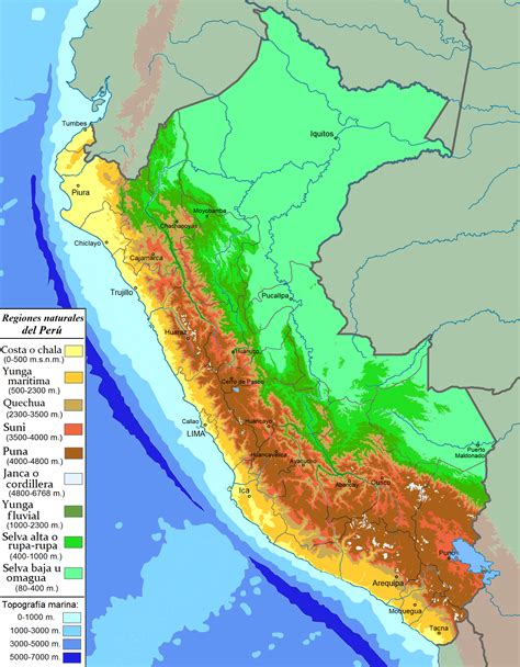 Archivoregiones Naturales Del Perúpng Wikipedia La Enciclopedia Libre