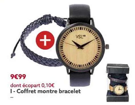 Promo Coffret Montre Bracelet Chez I Icataloguefr