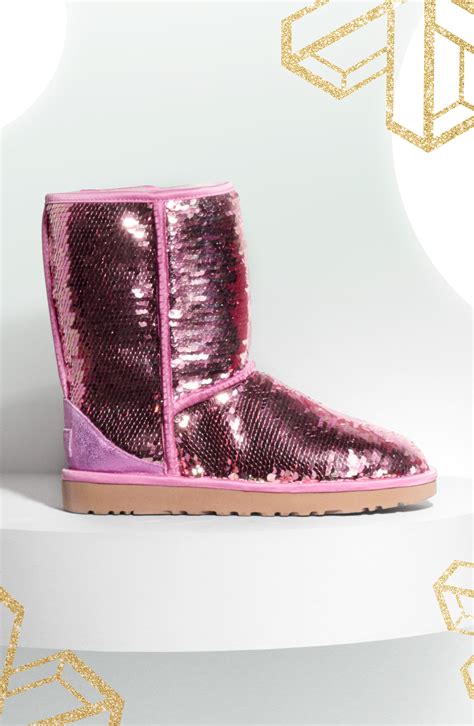 Ugg Classic Short Sequin Boot Nordstrom Rack