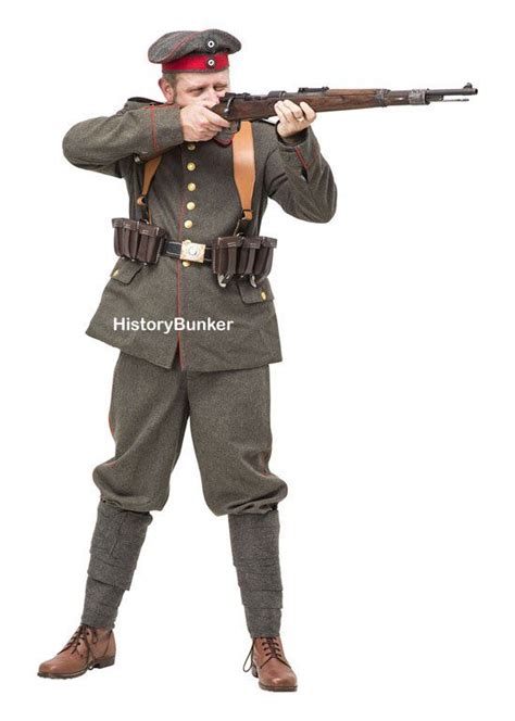 Ww1 Imperial German Soldier Uniform 1914 With Webbing German