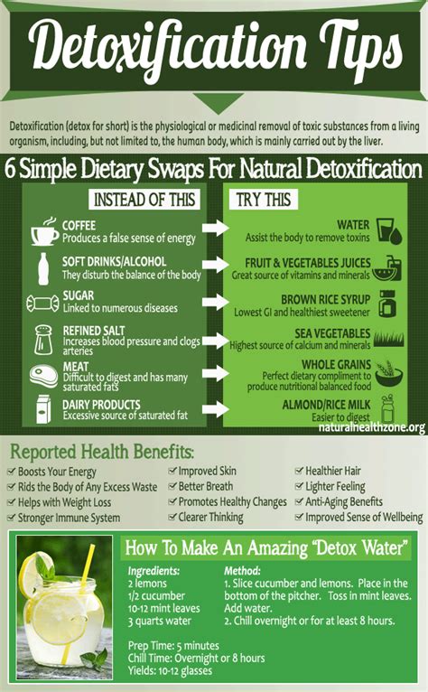 6 Simple Dietary Swaps For Natural Detoxification Herbs Info