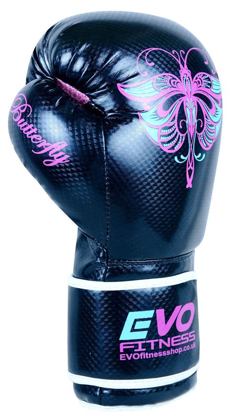 Evo Ladies Pink Boxing Gloves Kids Women Mma Punch Bag Kick Boxing