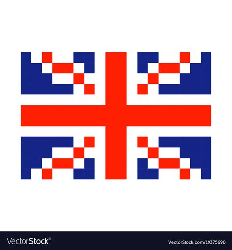 British Flag Pixel Art