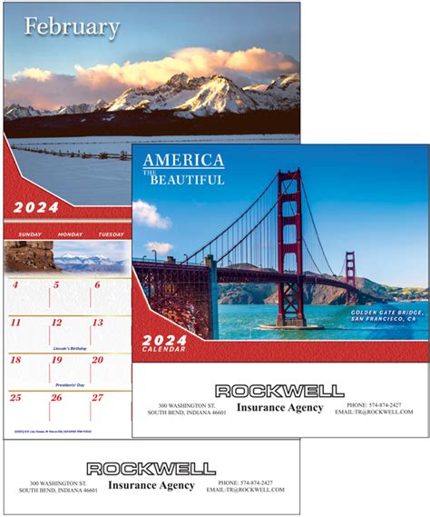 America The Beautiful Calendar Kellmark Corporation