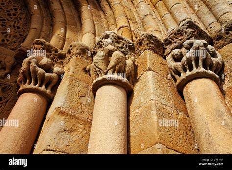 Romanesque Church Of Cervatos Cantabria Spain Stock Photo Alamy