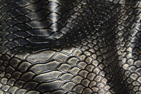 Snake Skin Pu Faux Leather Fabric Fat Quarter By Kbazaar On Etsy