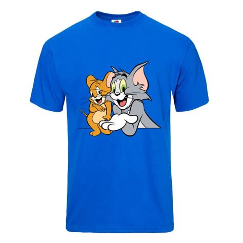 Get great deals on ebay! Tom & Jerry Retro T-shirt Blue Unisex - Kute Classics Clothing