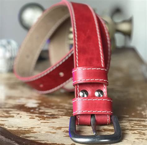 Handmade Leather Belt By Cutme | notonthehighstreet.com