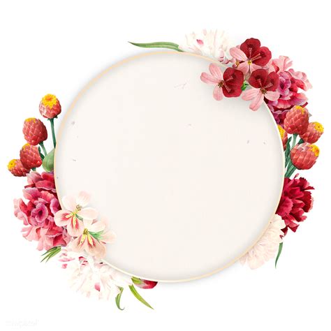 Colorful floral frame png | Royalty free stock transparent png - 2090915