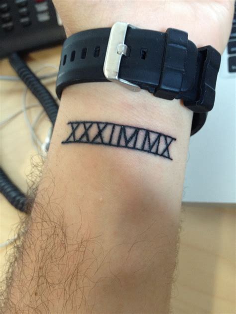 Roman Numeral Wrist Tattoo Designs Ideas And Meaning