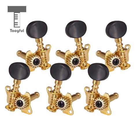 Tooyful 3r3l Machine Heads String Tuning Pegs Tuners Oval Button For