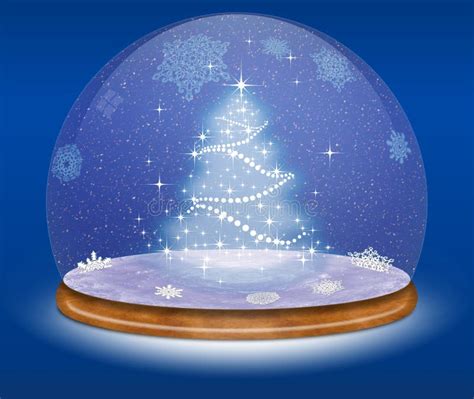 Snow Globe Stock Illustration Illustration Of Festive 22101072