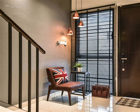 Contemporary Retro Foyer Terrace Design Ideas And Photos Malaysia