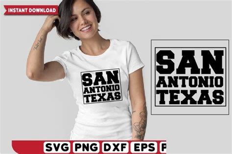 San Antonio Texas Svg Design Graphic By Jds Digital Arts Creative Fabrica