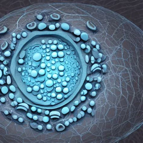 One Human Skin Cell Rendered In 3 D Made From Machine Stable