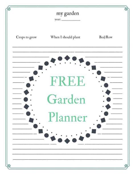 On this from seed to harvest printable you can record: FREE Garden Planner for Vegetable Garden Planning | Family ...